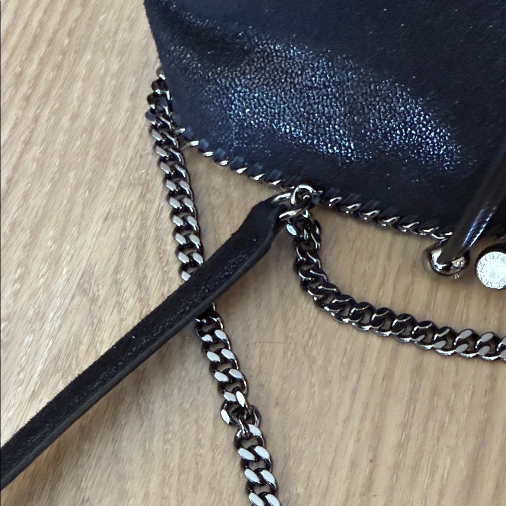 Stella Mccartney Black Drawstring Mini Crossbody … - image 4